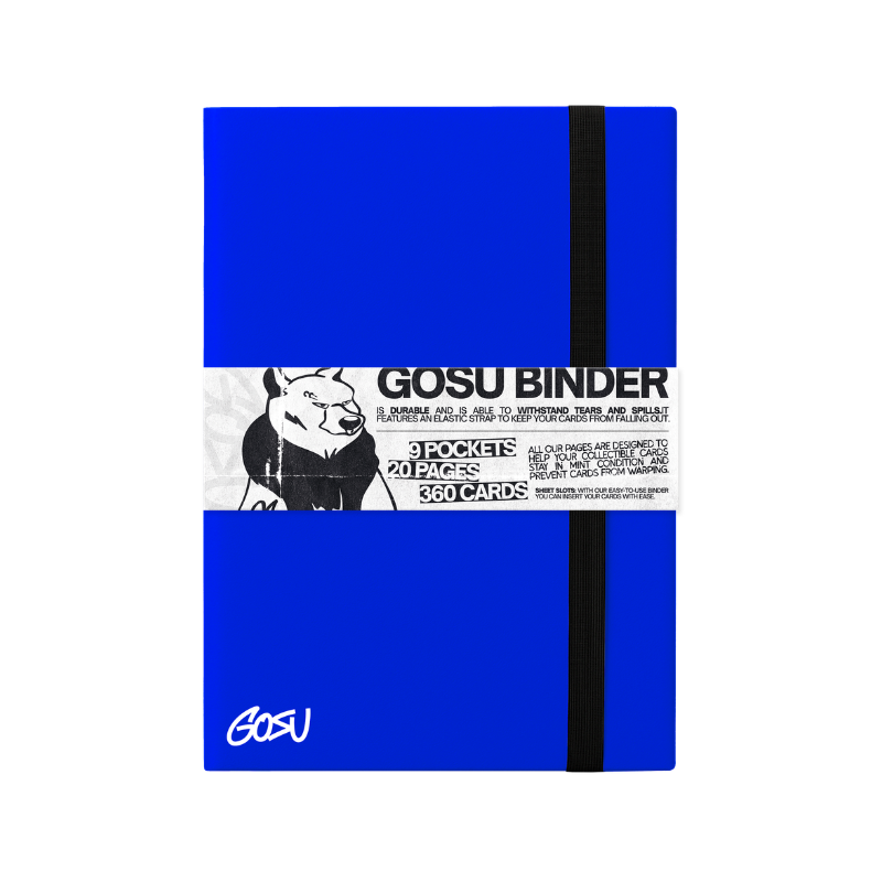GOSU - Binder w/Elastic Band – 9 Pockets