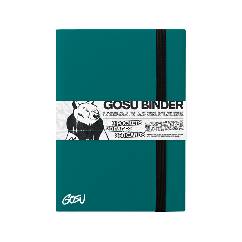 GOSU - Binder w/Elastic Band – 9 Pockets
