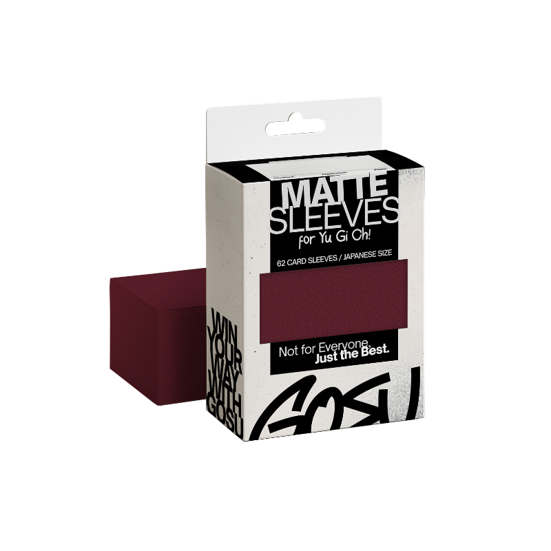 GOSU - Japanese Sleeves - Matte Rough Texture 60