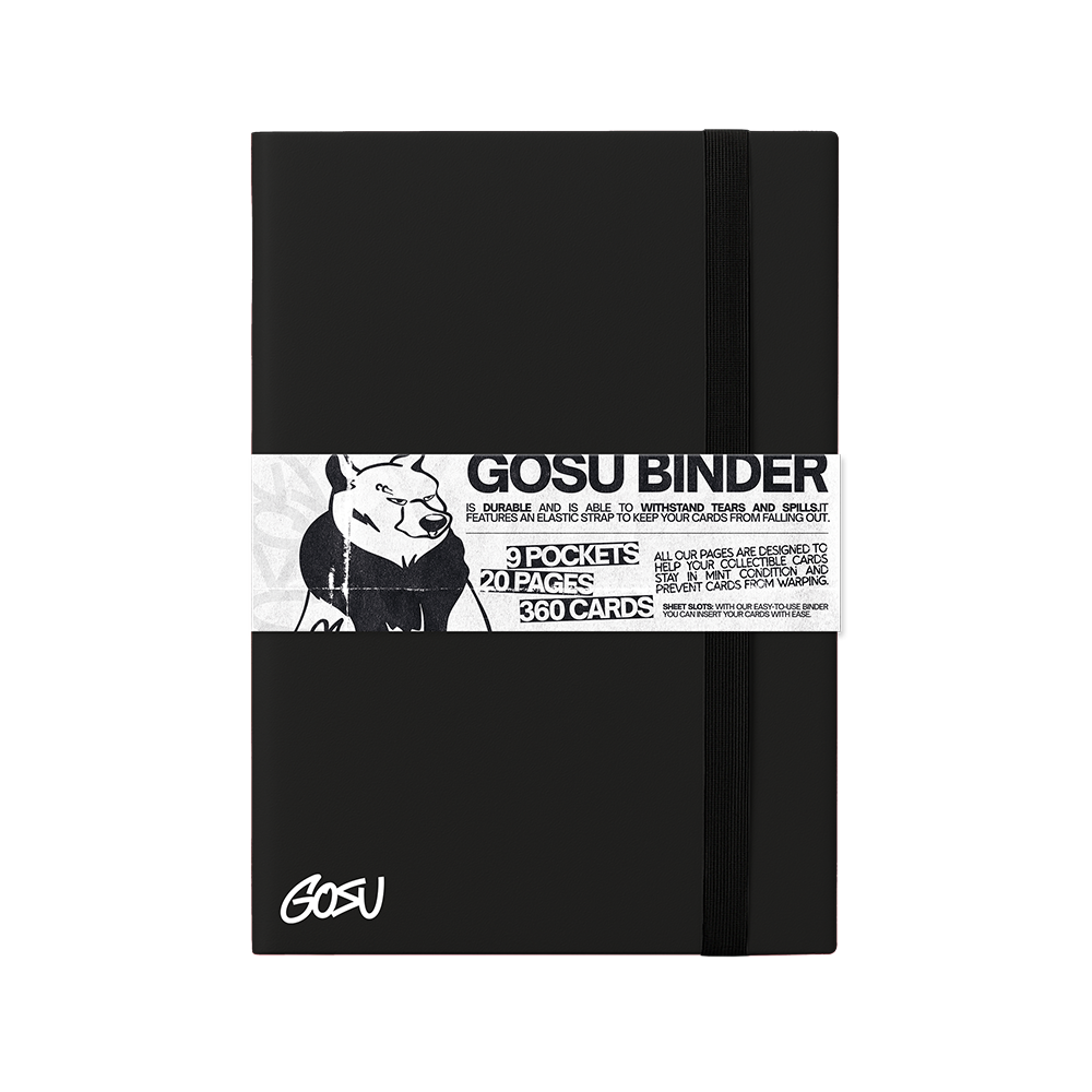GOSU - Binder w/Elastic Band – 9 Pockets
